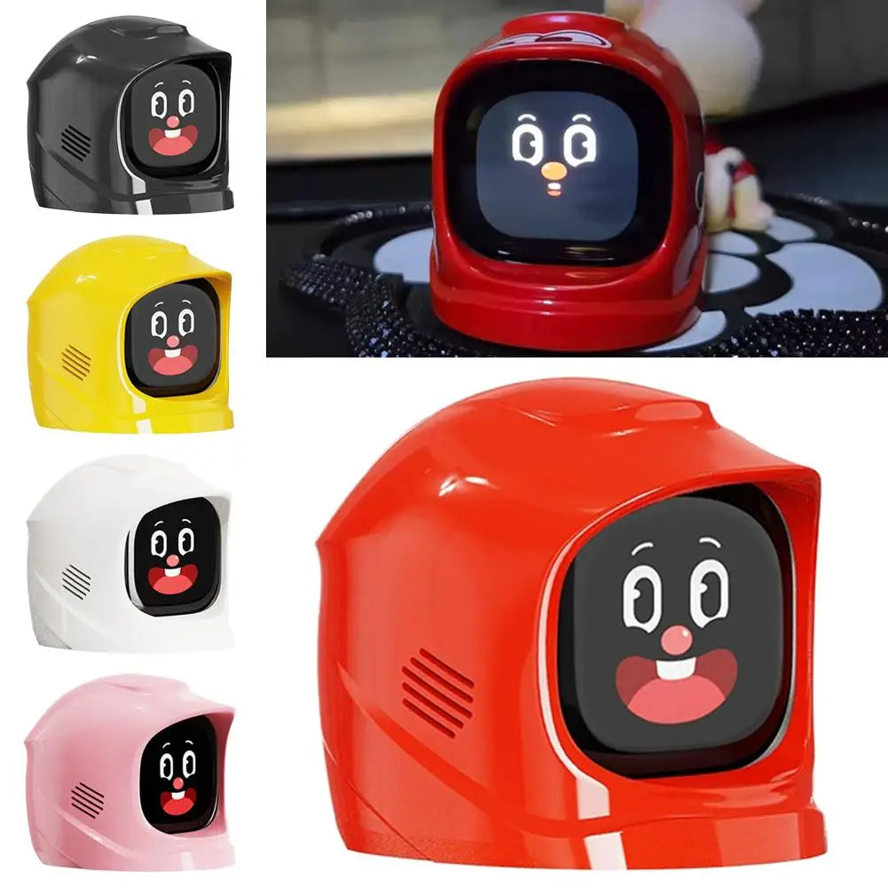 NEW Mangogo Intelligent Car Mounted Electronic Pet Ornaments With Facia Expressions Trendy Vehicle Companion Decorations Fo U3S0