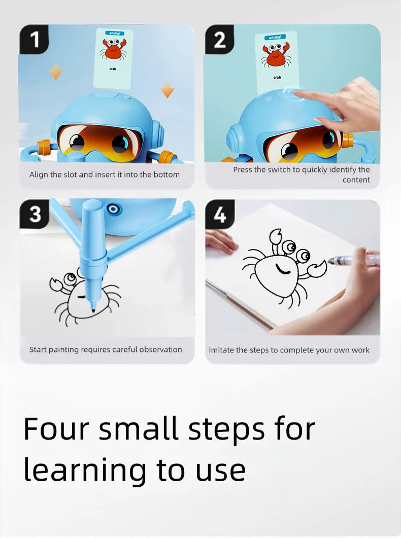 Intelligent drawing robot for educational early education