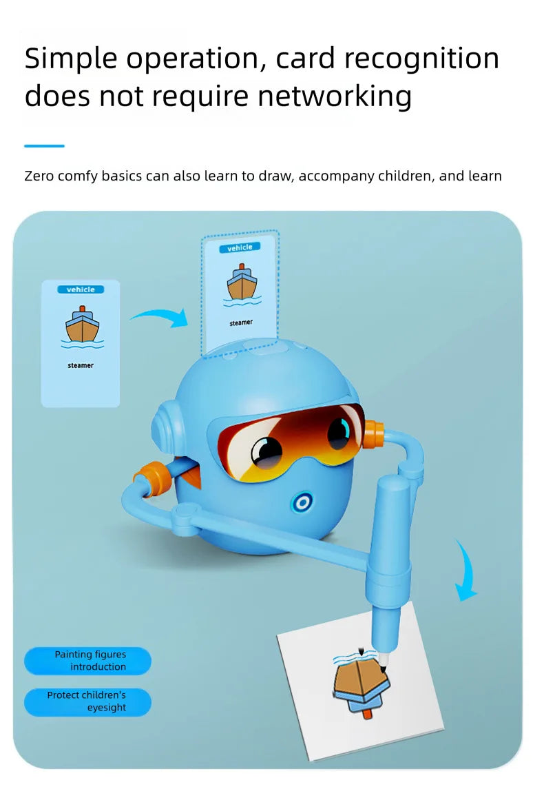 Intelligent drawing robot for educational early education