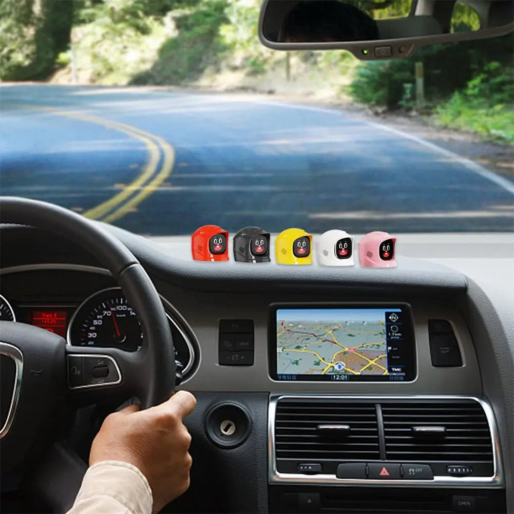 NEW Mangogo Intelligent Car Mounted Electronic Pet Ornaments With Facia Expressions Trendy Vehicle Companion Decorations Fo U3S0