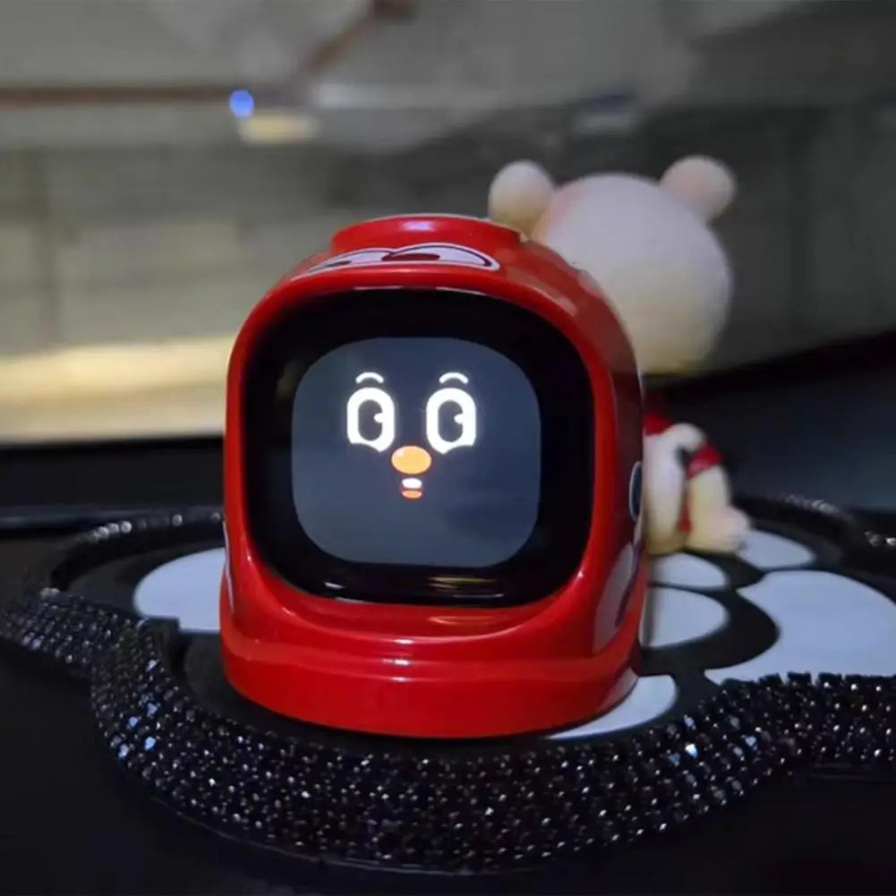 NEW Mangogo Intelligent Car Mounted Electronic Pet Ornaments With Facia Expressions Trendy Vehicle Companion Decorations Fo U3S0