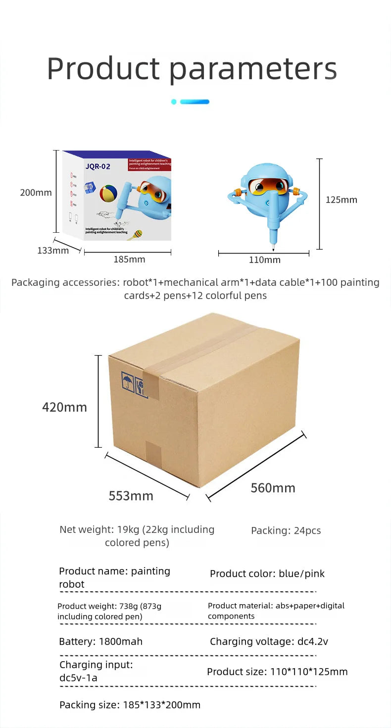 Intelligent drawing robot for educational early education
