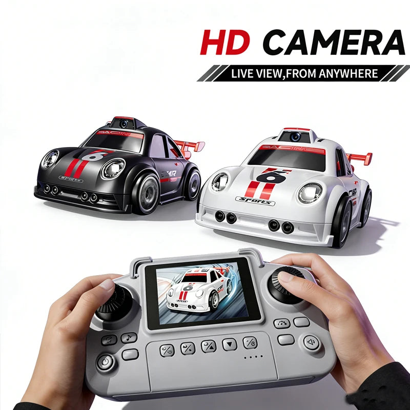 2026 New Camera RC Drift Car with Dual Mode Lights Sound  Screen Control Car Smart Induction Following Children's Toys Gift