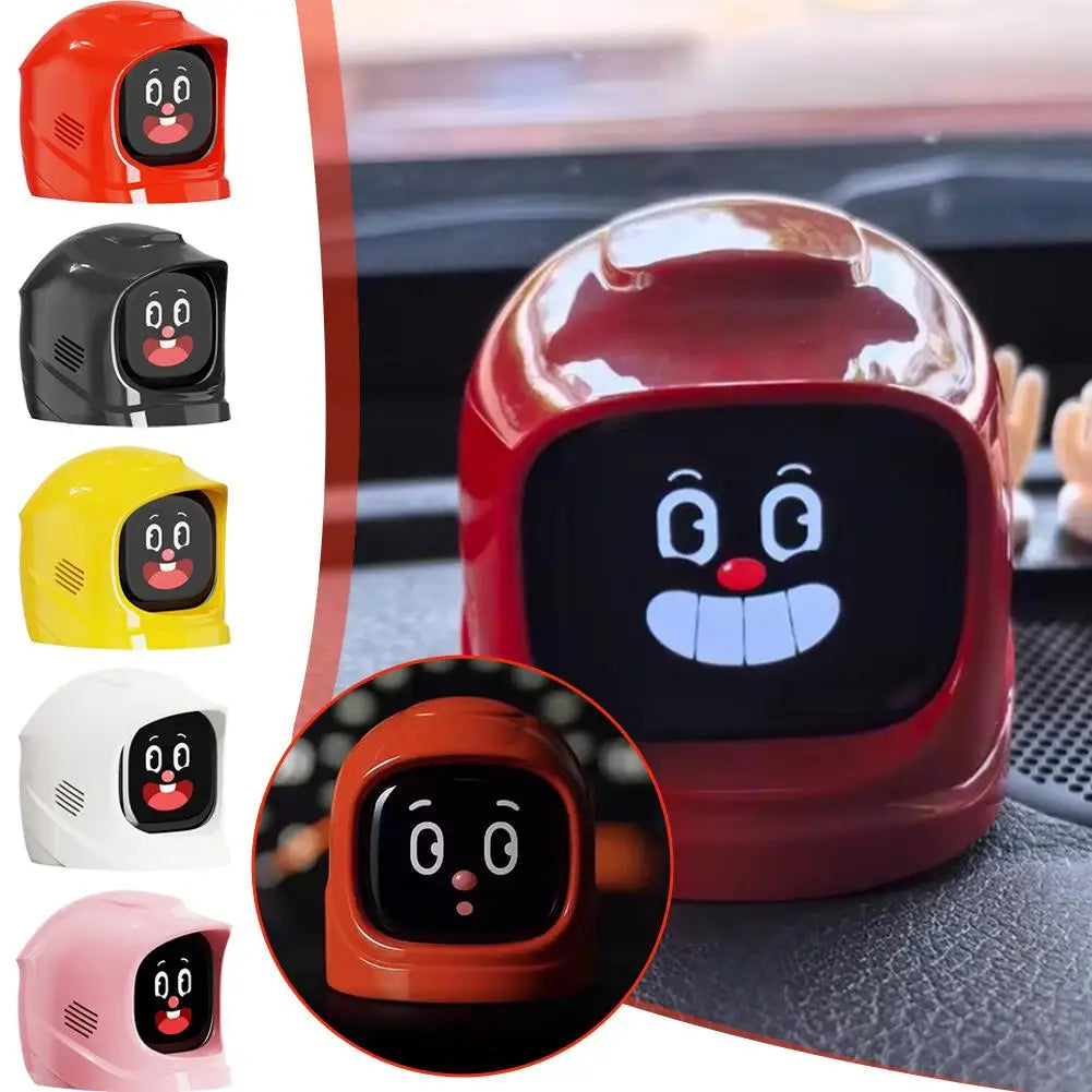 NEW Mangogo Intelligent Car Mounted Electronic Pet Ornaments With Facia Expressions Trendy Vehicle Companion Decorations Fo U3S0